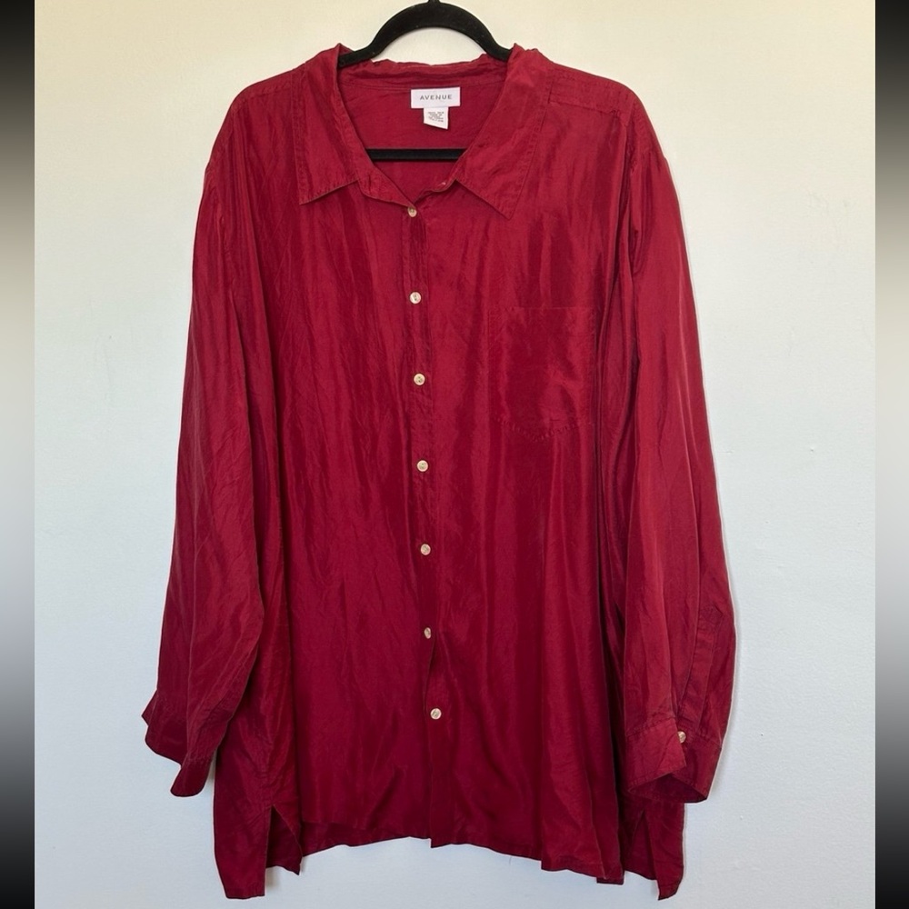 Men’s Silk Button Down Shirt